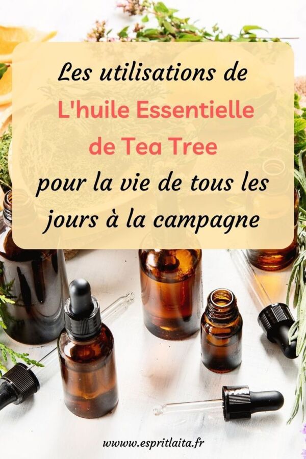 Précautions huile essentielle tea tree