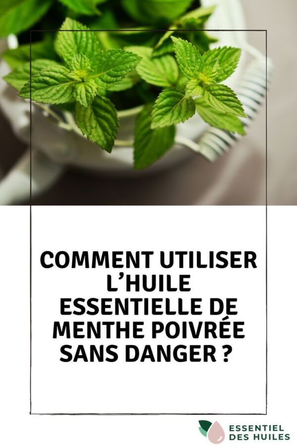 Utilisation sûre huile menthe