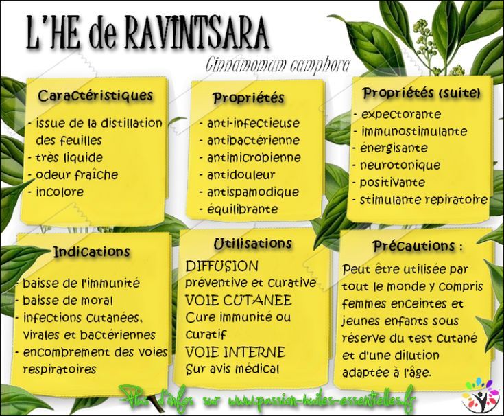 Ravintsara pour santé optimale