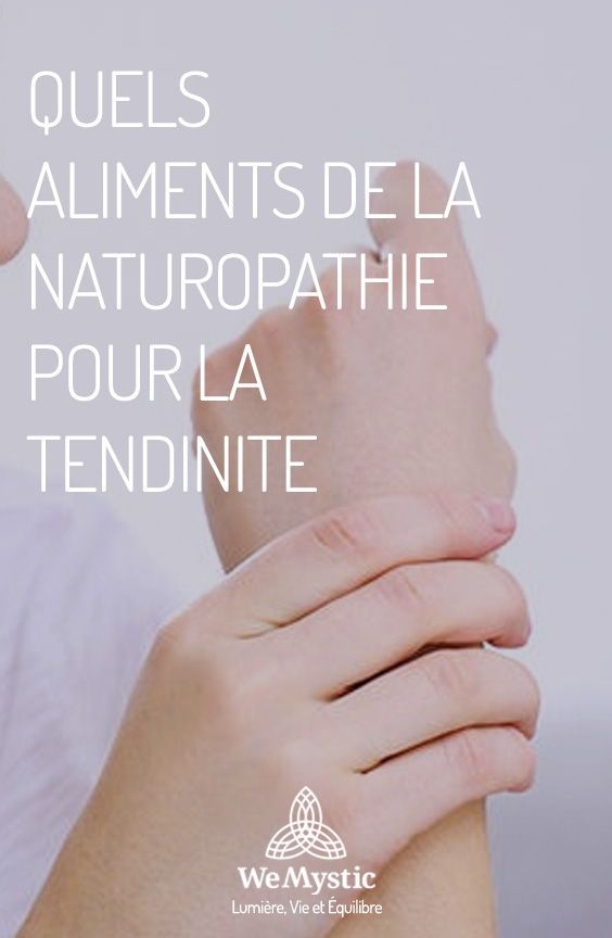 Remède naturel tendinite
