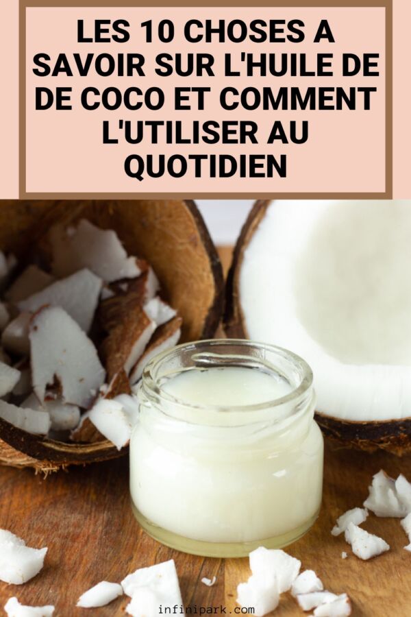 Utilisation sûre huile coco