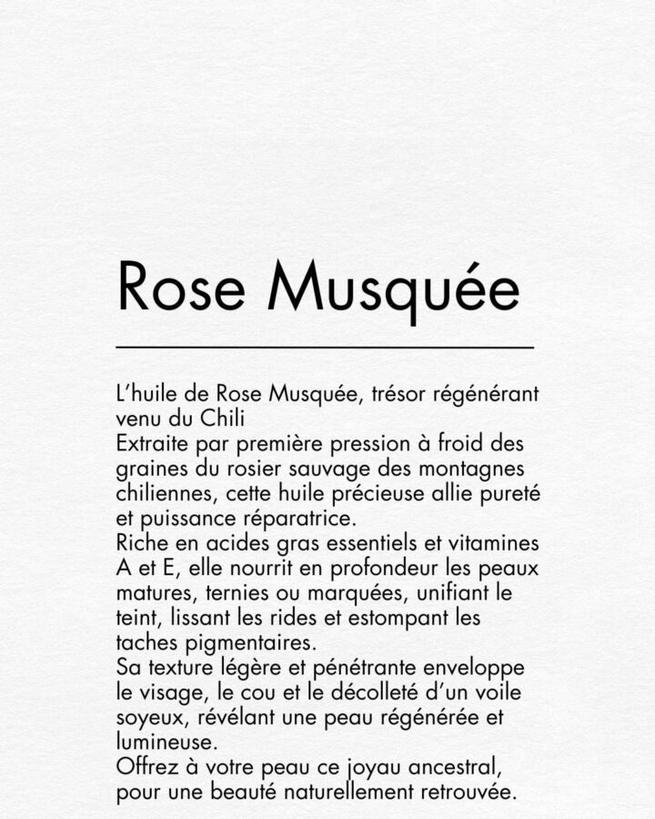 Précautions huile de rose