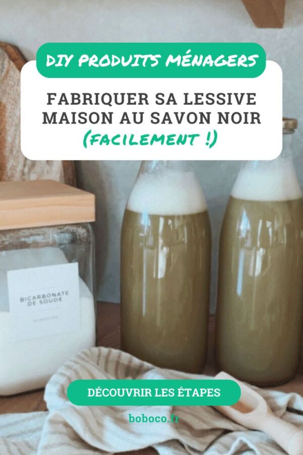 Utilisation savon noir lessive