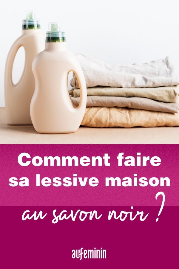 Avantages savon noir linge