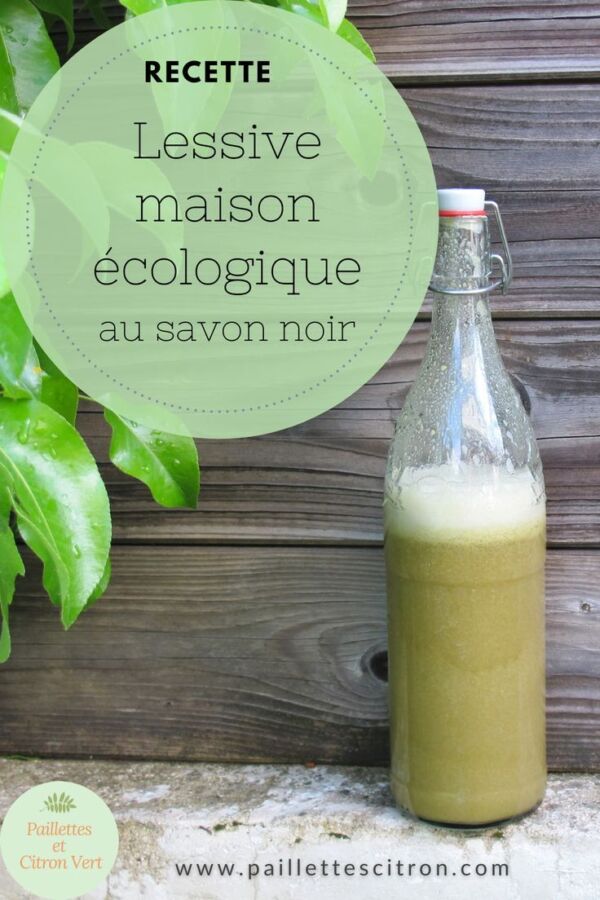 Utilisation savon noir lessive