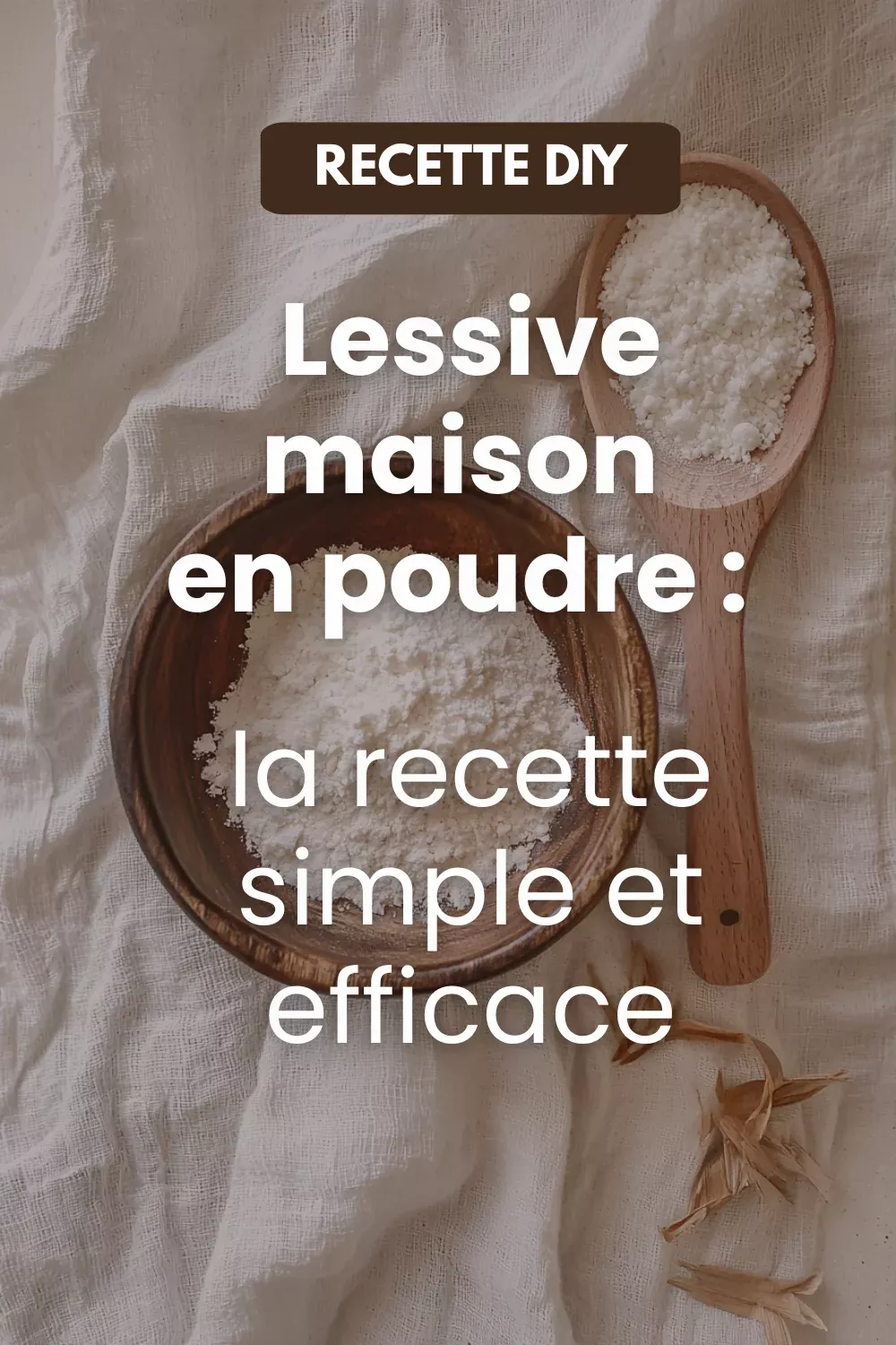 Ingrédients pour lessive maison
