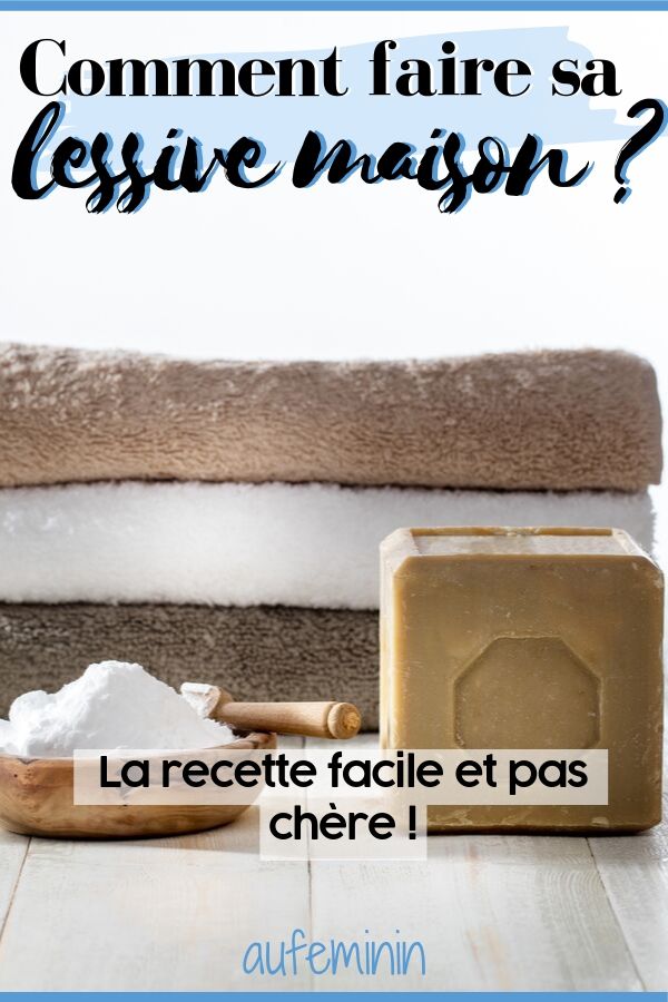 Préparation de lessive maison