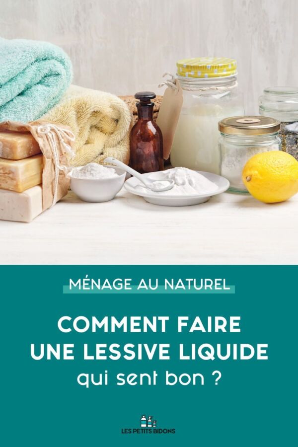 Recette de lessive parfumée