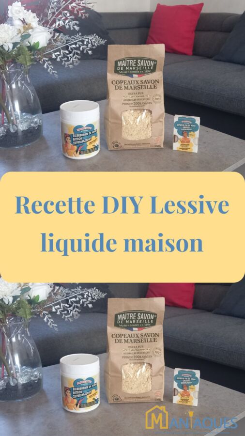 Recette efficace lessive maison