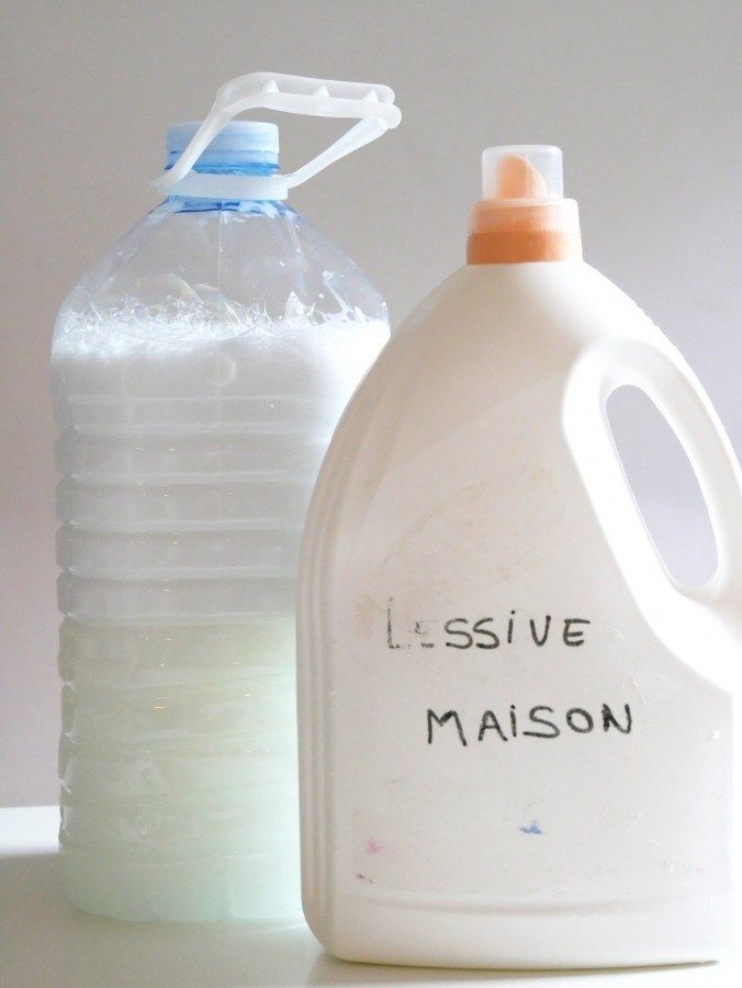 Lessive maison sans durcissement