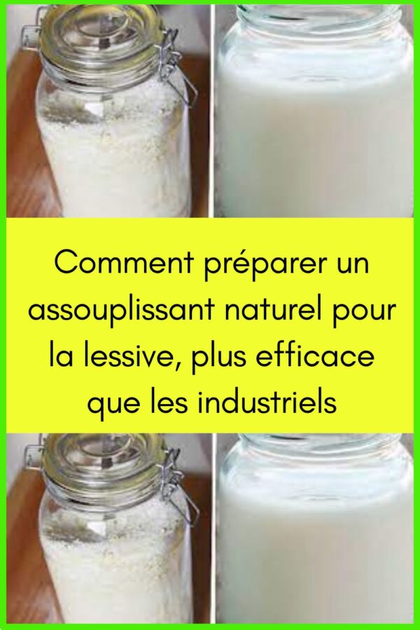 Préparation lessive liquide maison