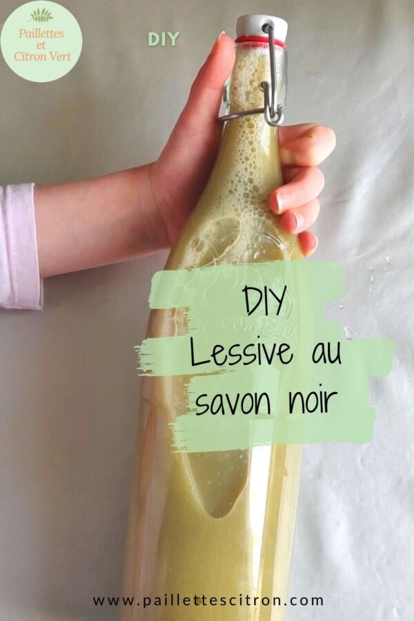 Recette maison savon noir