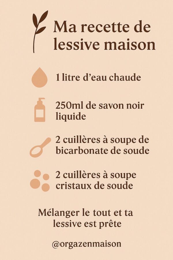 Fabriquer lessive avec savon noir