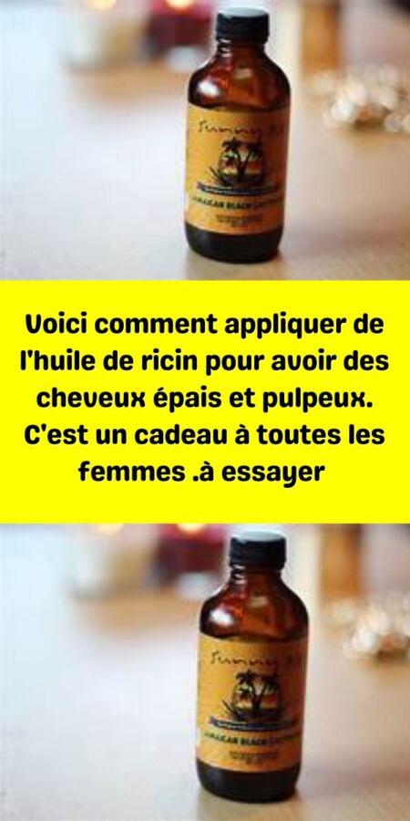 Huile de ricin sécurité
