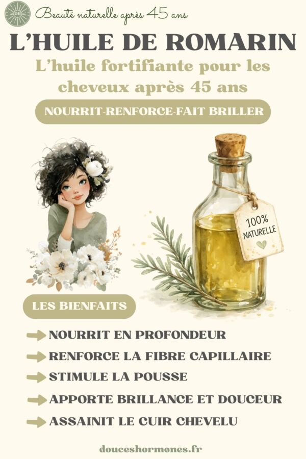 Soin capillaire romarin naturel