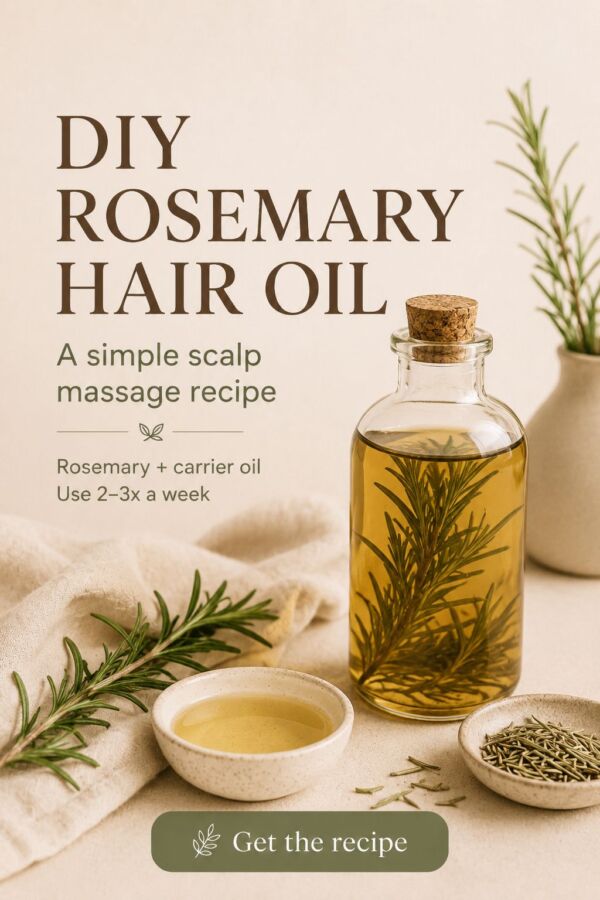 Soin capillaire romarin naturel